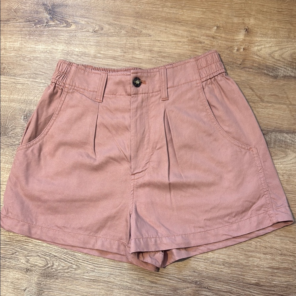 Madewell High Waist Dusty Pink Shorts